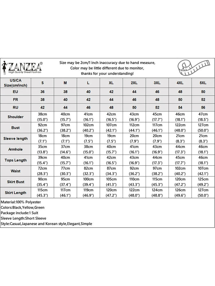 ZANZEA Women Two Piece Sets 2024 Summer Matching Sets Office Short Sleeve Outwear And Tank Dress Outfits Casual Solid Dress Suit