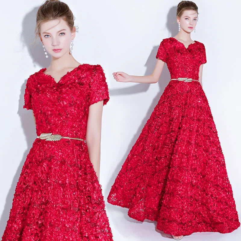 2025 New Women's High-quality Luxury Sequin Banquet Host Noble and Elegant Long Dress Dress Dignified and Atmospheric Dress