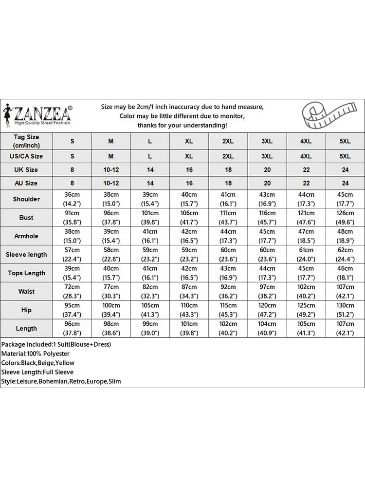 ZANZEA Elegant Women's Sets Office Lady 2-Pieces Dress Sets Blazer and Dress Outfits
2025 Fashion Suits Sleeveless Sundress